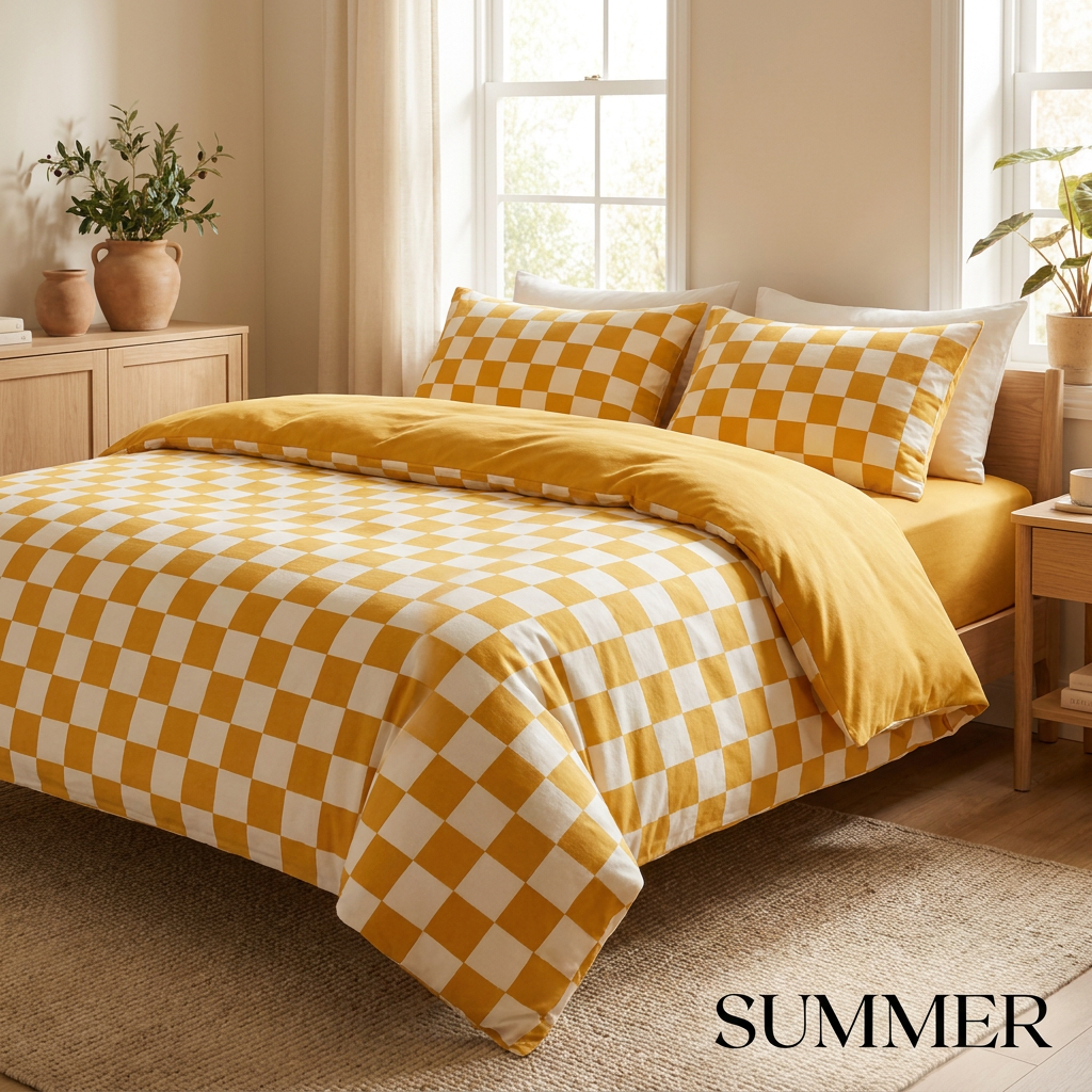 Ochre Checkered