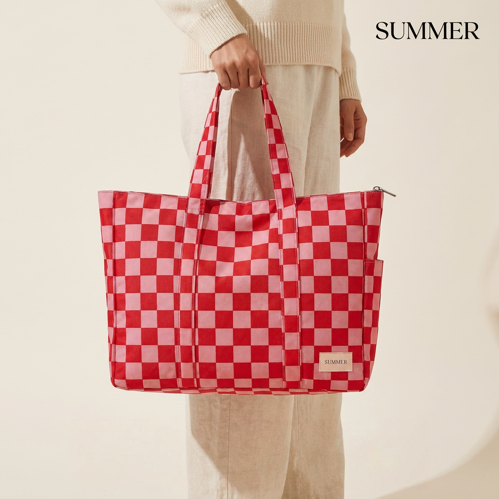 The Checkerboard Carryall Tote