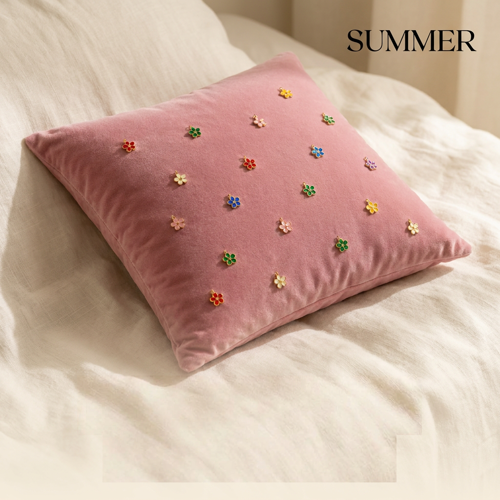 The Charmer Cushion : Roze