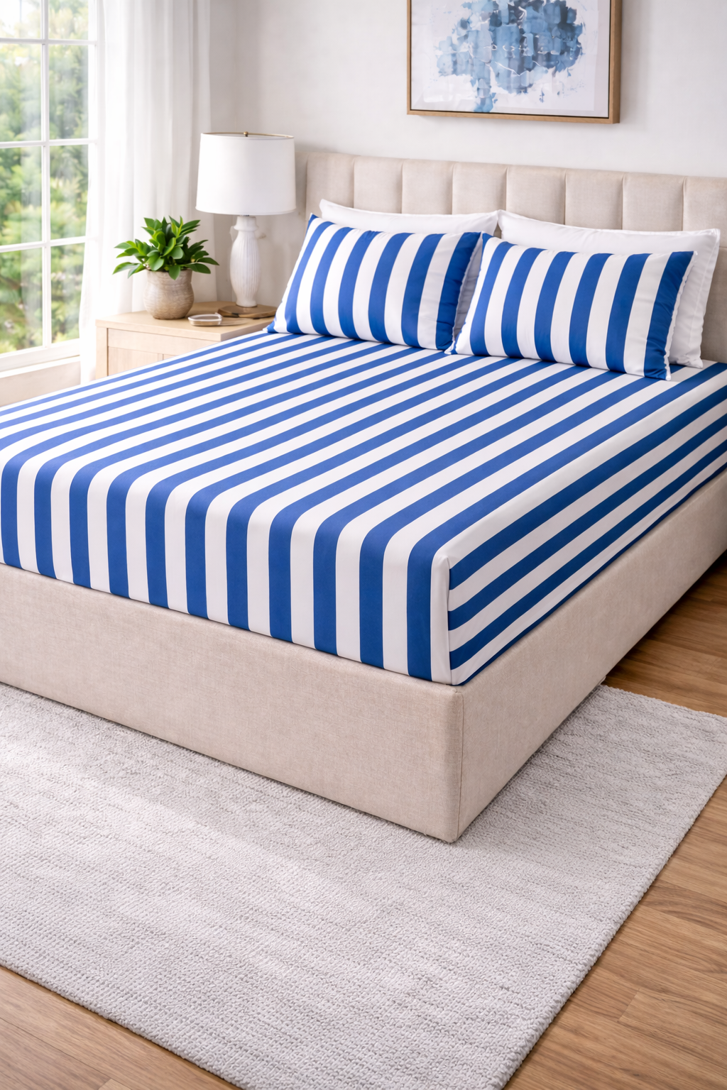 The Cobalt Latitude Bedsheet