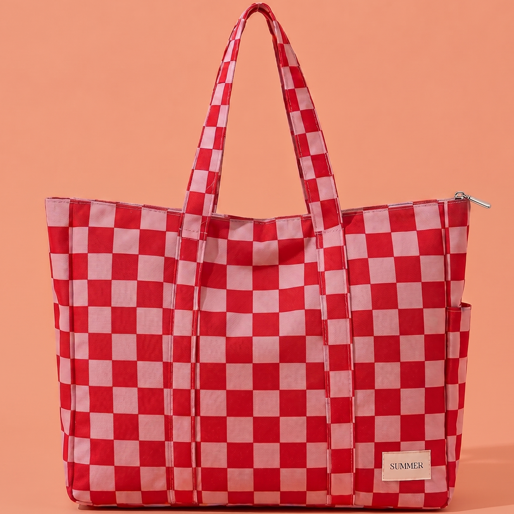 The Checkerboard Carryall Tote