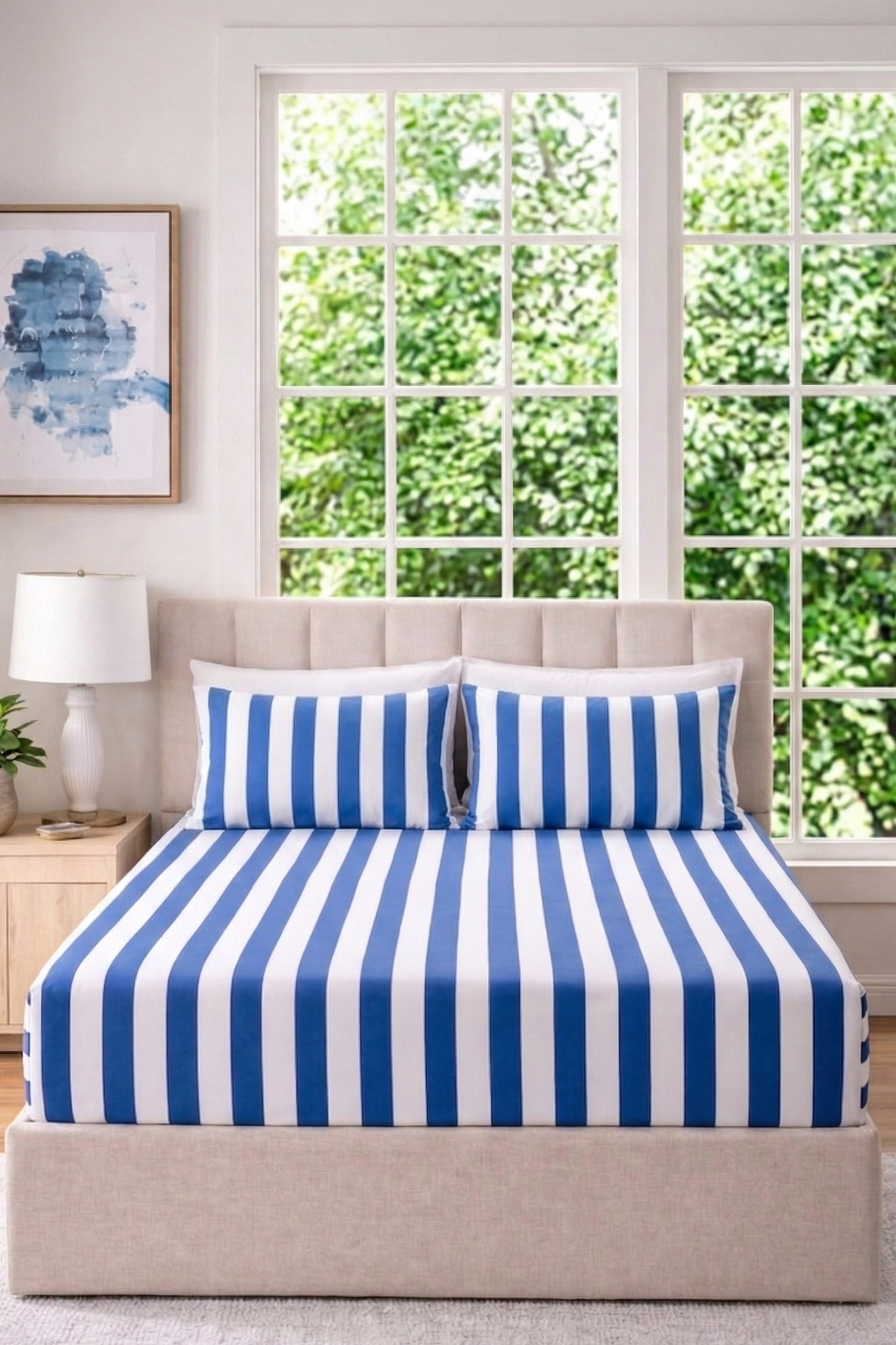 The Cobalt Latitude Bedsheet