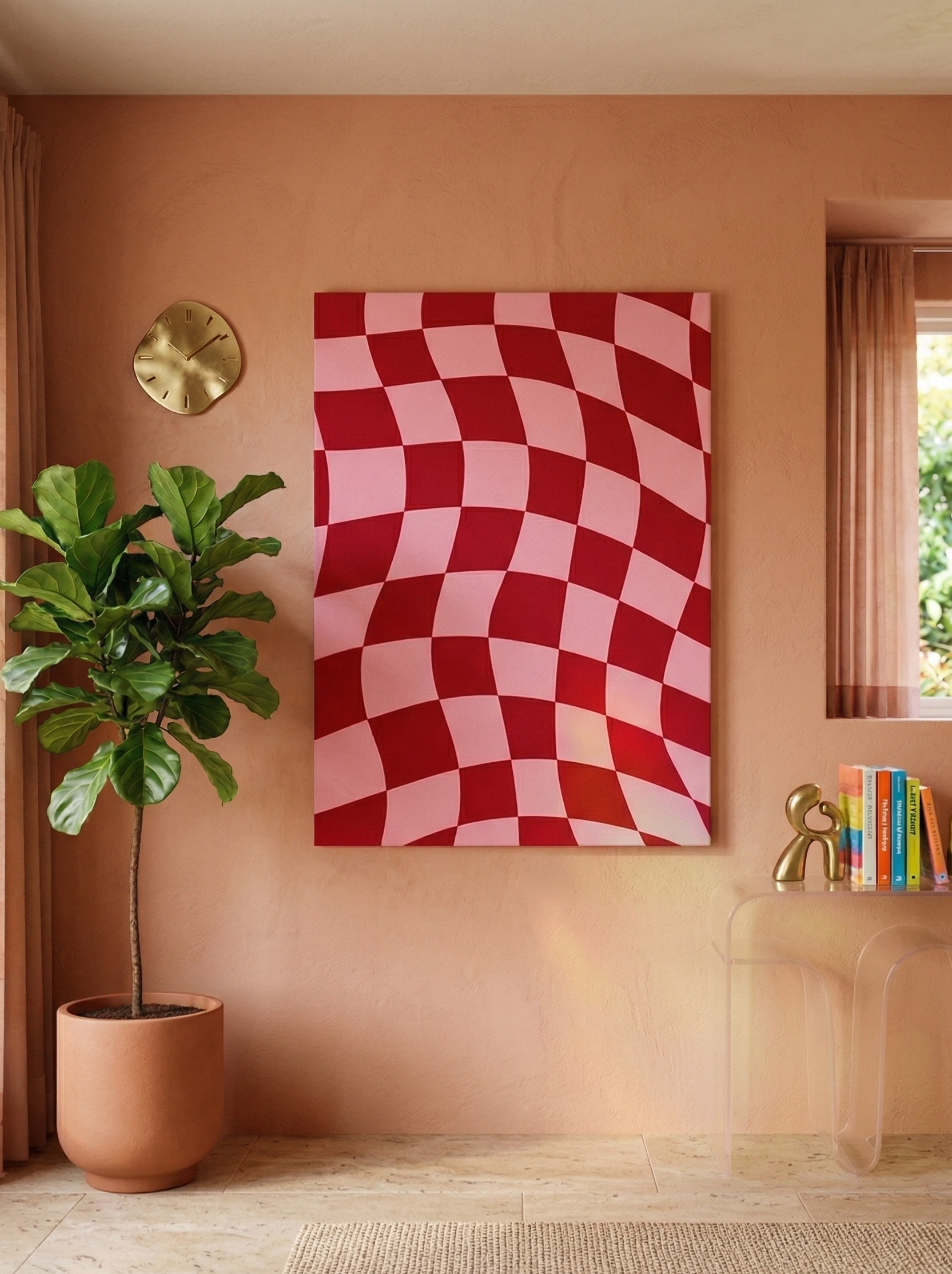 The Liquid Checkered Canvas