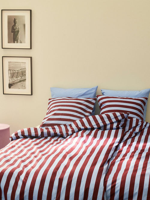 The Crimson Cadence Bedsheet