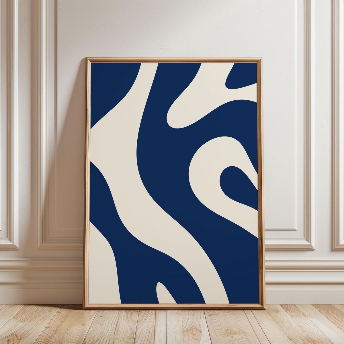 The Navy Flow Canvas